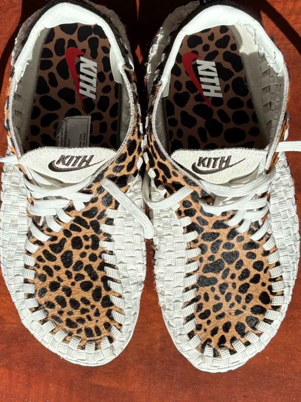 Kith x Nike Air Footscape Woven GS "Animal Print" Size 4.5Y